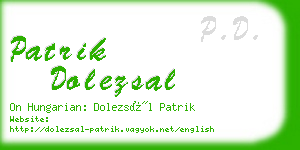 patrik dolezsal business card